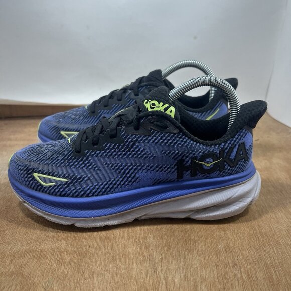 Hoka One One Clifton 9 Women's Size 6.5 B(Medium) Running Shoes Blue - Picture 3 of 9